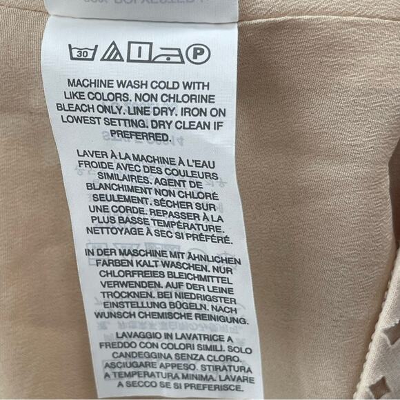 J. Crew Laser Cut Pleated Cream Perforated Cutout A-Line Preppy Mini Skirt Sz. 2 - Picture 11 of 11